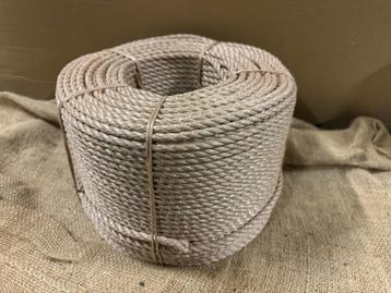 TOUW POLYPROP 8mm/220mtr hennepkleur beschikbaar voor biedingen