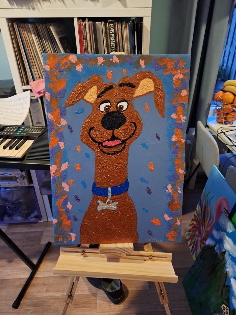 Scooby Doo Schilderij - 50x70cm, Ophalen