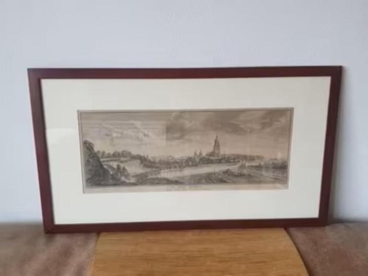 Gezicht op Arnhem 1741Jan Caspar Philips, Antiek en Kunst, Kunst | Etsen en Gravures, Ophalen