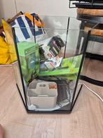 6hoekig aquarium met toebehoren, Ophalen, Zo goed als nieuw, Leeg aquarium
