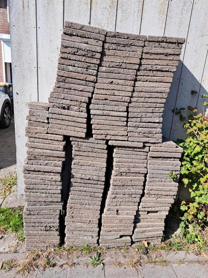 Gebruikte tegels en stenen. Gratis af te halen., Tuin en Terras, Tegels en Klinkers, Gebruikt, Klinkers, Beton, 5 tot 10 m², Ophalen