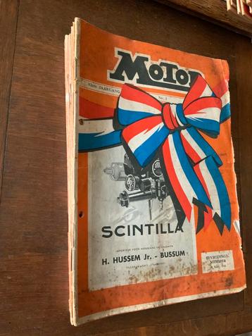Motor tijdschrift 1945 tot 1970 te koop beschikbaar voor biedingen
