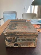 Blik Patria cream crackers, Verzamelen, Ophalen of Verzenden