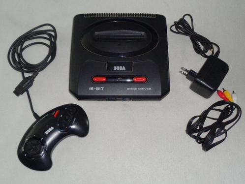 Sega Mega Drive II met spellen, Spelcomputers en Games, Spelcomputers | Sega, Gebruikt, Mega Drive, Met 1 controller, Ophalen