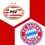 2 kaarten naast elkaar voor PSV - Bayern München, Twee personen