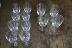Antieke wijnglazen , 12 stuks, Antiek en Kunst, Ophalen