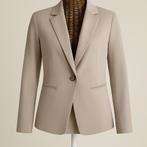 Nieuw - Studio Anneloes blazer Hope bonded stripe maat L, Studio Anneloes, Beige, Maat 42/44 (L), Nieuw