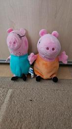 Peppa Pig knuffel papa en mama, Ophalen of Verzenden, Zo goed als nieuw, Overige typen