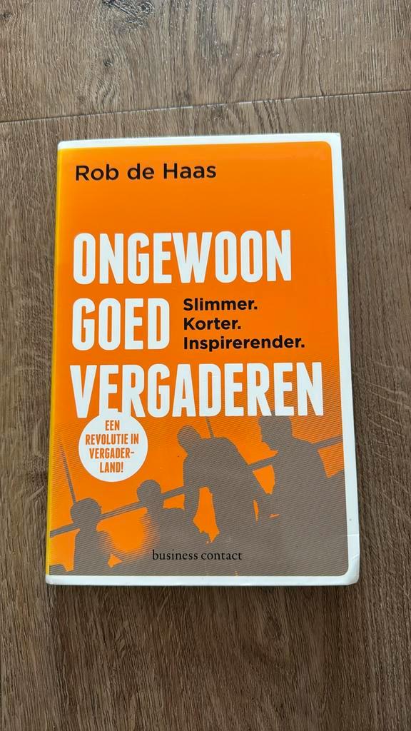 Rob de Haas - Ongewoon goed vergaderen, Boeken, Wetenschap, Zo goed als nieuw, Ophalen of Verzenden