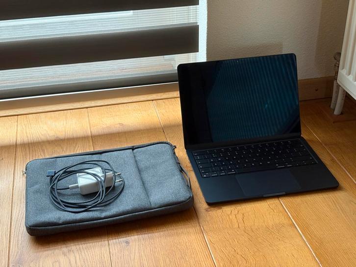 MacBook Air M2 2022 Midnight - Zo goed als nieuw!, Computers en Software, Apple Macbooks, Zo goed als nieuw, MacBook Air, 13 inch