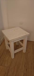 Vierkant Franse Boeren Bijzettafel, Minder dan 45 cm, Minder dan 55 cm, Gebruikt, Vierkant