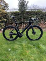 Merida Reacto Glossy Black Di2 2x12 ultegra met powermeter, Carbon, Heren, Zo goed als nieuw, Meer dan 20 versnellingen