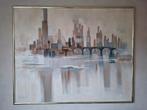 Lee Reynolds Skyline Schilderij met Lijst, Antiek en Kunst, Ophalen