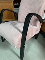 Loungestoel, zelf gepimpt met een zacht roze stofje, Huis en Inrichting, Fauteuils, Ophalen, Gebruikt, Minder dan 50 cm