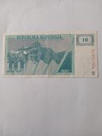 Slovenië 10 tolarev, Postzegels en Munten, Bankbiljetten | Europa | Niet-Eurobiljetten, Ophalen of Verzenden