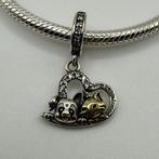 Dog & Cat Love Best Friends S925 Bedel Charm, Overige merken, Verzenden, Nieuw, 1 bedel