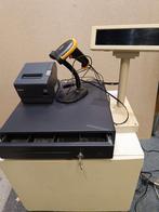 Epson bonprinter, kassalade, handscanner, display, Ophalen, Gebruikt