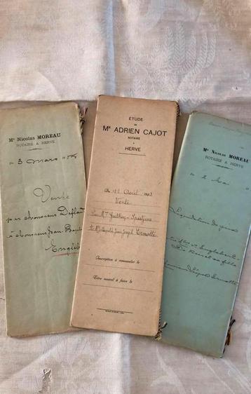 Notariële documenten beschikbaar voor biedingen