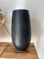 Zwarte vaas, Ophalen of Verzenden, Gebruikt, Zwart, Minder dan 50 cm