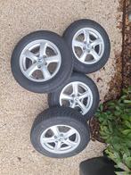 15 inch lichtmetalen velgen Michelin winterbanden 195/65R 15, Auto diversen, Wieldoppen, Ophalen, Zo goed als nieuw