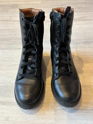 Als nieuw! Veterboots / laarzen hoog zwart, Sub55, maat 38 beschikbaar voor biedingen