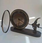 Vintage Bronzen Art Deco Klok, Antiek en Kunst, Ophalen of Verzenden