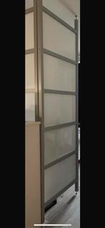 Kamerscherm Scheidings wand luxe 4 stuks melk triplex glas, Ophalen, Zo goed als nieuw