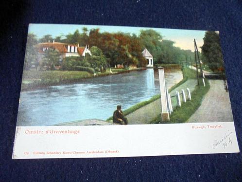 Rijswijk(ZH).Trekvliet. Banpaal. Dhr.Neideck. Jacob de Wit., Verzamelen, Ansichtkaarten | Nederland, Gelopen, Zuid-Holland, Voor 1920