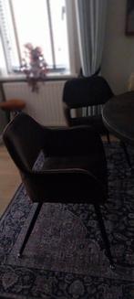 Vera, Karwei. Bruin velours, Huis en Inrichting, Stoelen, Ophalen, Gebruikt, Bruin, Vier