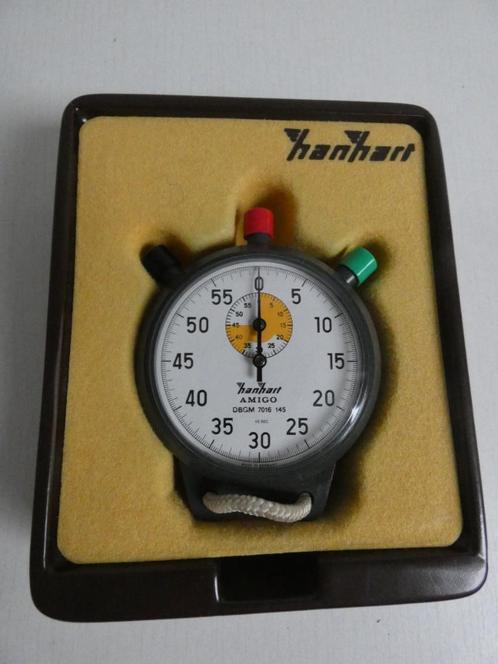 Te koop Duitse Hanhart mechanische kwaliteits stopwatch, Sieraden, Tassen en Uiterlijk, Horloges | Antiek, Overige merken, Overige materialen
