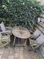 Tuin set tafel en stoelen, Ophalen, Gebruikt