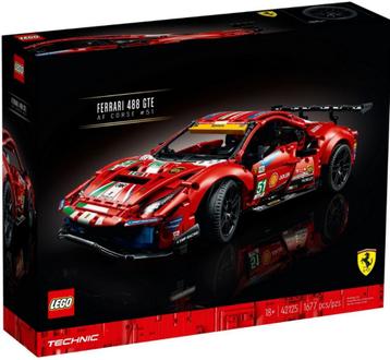 Lego Technic - 42125 - Ferrari 488 GTE AF Corse (2021) beschikbaar voor biedingen
