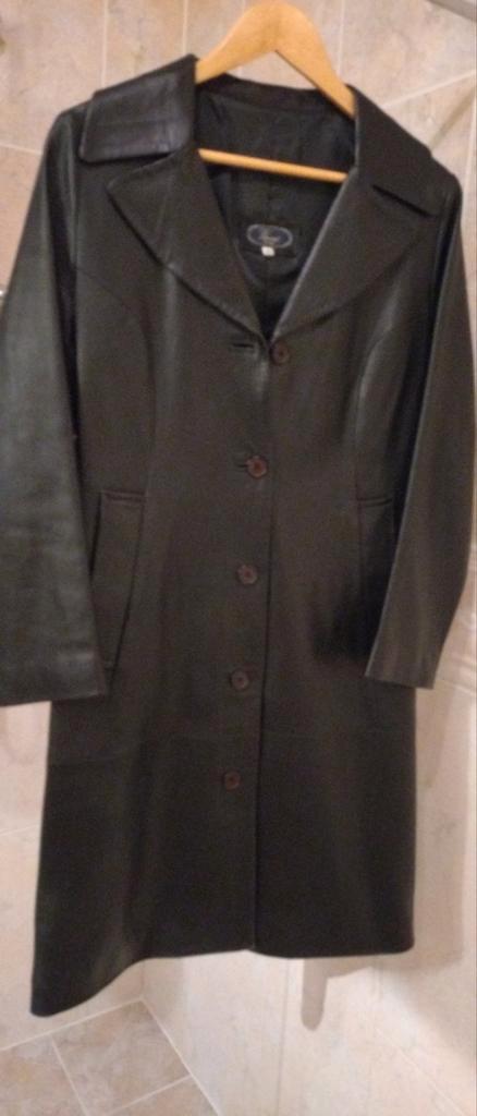 KOOPJE! TRENDY LEREN DAMES JAS MAAT XS SUPER KWALITEIT LEER!, Kleding | Dames, Jassen | Zomer, Zo goed als nieuw, Maat 34 (XS) of kleiner