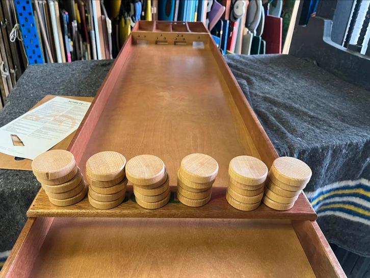 Schilte S240 Sjoelbak te koop slechts 1x gebruikt voor Event, Hobby en Vrije tijd, Gezelschapsspellen | Bordspellen, Zo goed als nieuw