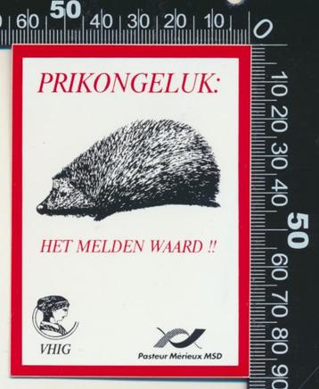 Sticker: Prikongeluk - Het melden waard beschikbaar voor biedingen