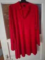 Rode tuniek Yoek - Maat l, Kleding | Dames, Ophalen, Yoek, Maat 46/48 (XL) of groter, Gedragen