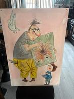 Schilderij Meneer Pen en Puk van de Petteflet, Antiek en Kunst, Kunst | Schilderijen | Klassiek, Ophalen of Verzenden