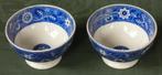 Nr N166: 2 Blauwe kommetjes van Societe Ceramique, Ophalen of Verzenden