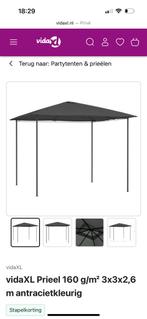 Prieel 3x3, Tuin en Terras, Partytenten, Ophalen, Minder dan 4 meter, Nieuw, Minder dan 5 meter