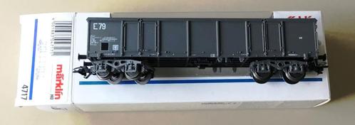 MäRKLIN H0 # 4717 OPEN GOEDERENWAGEN SNCF GRIJS - N in OVP, Hobby en Vrije tijd, Modeltreinen | H0, Nieuw, Wagon, Wisselstroom