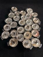 26 vintage kaarsenhouders voor kerstboom, Gebruikt, Kerstboom, Vintage, Ophalen of Verzenden
