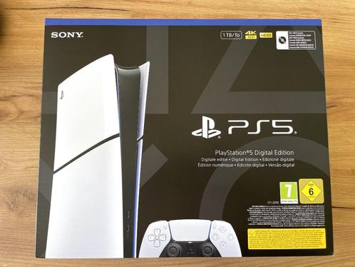 Playstation 5 digital edition slim (nieuw), Spelcomputers en Games, Spelcomputers | Sony PlayStation 5, Nieuw, Playstation 5 Digital