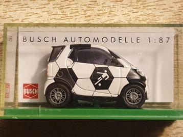 1:87 Smart Fortwo voetbal in OVP Busch €6 beschikbaar voor biedingen