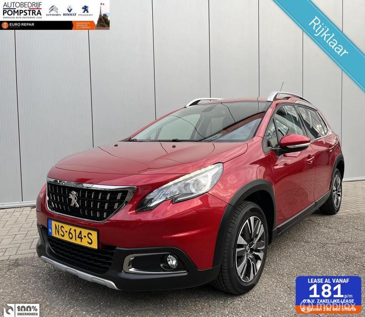 Peugeot 2008 1.2 PT 110 PK Allure LUXE HOOGZITTER/TREKH/NAVI, Auto's, Peugeot, Bedrijf, Te koop, ABS, Achteruitrijcamera, Airbags