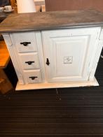 Antiek kastje met lades en deur, Ophalen of Verzenden