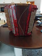 Crucianelli Knopaccordeon, Muziek en Instrumenten, Accordeons, Overige merken, Gebruikt, Met riemen, Overige formaten