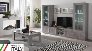 Woonkamer Granada Hoogglans wit- marmer Aanbieding- beschikbaar voor biedingen
