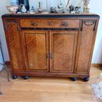 Klassiek dressoir met marmeren blad, art deco-stijl, beslag, Ophalen