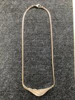 Zilveren collier, geschakelde zilveren ketting, Ophalen of Verzenden, Zo goed als nieuw, Zilver, Zilver