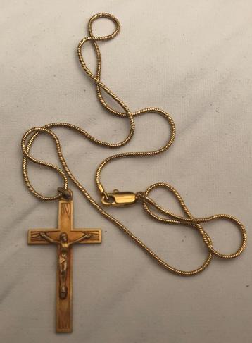 Mooi double ketting rozenkrans kruisje voor kind  beschikbaar voor biedingen